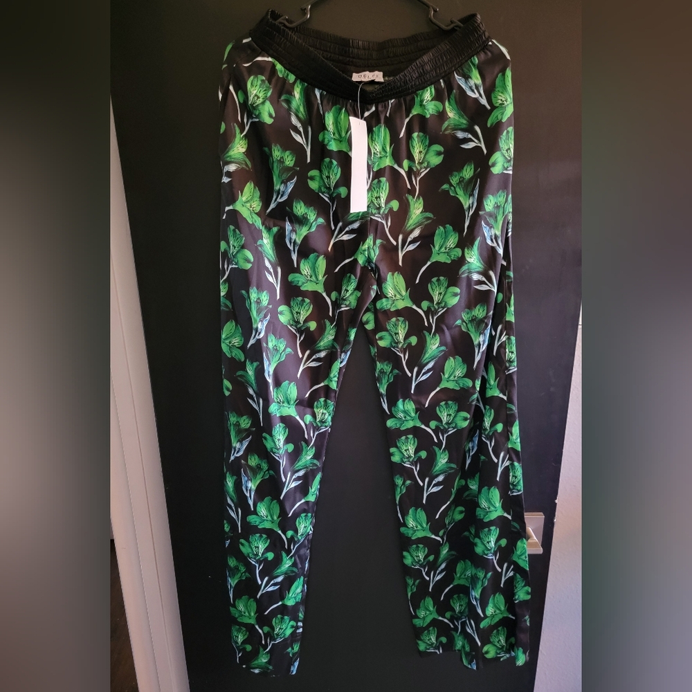 NWT Anthropologie Delfi Collective Vineyard Wide-Leg Pants size M